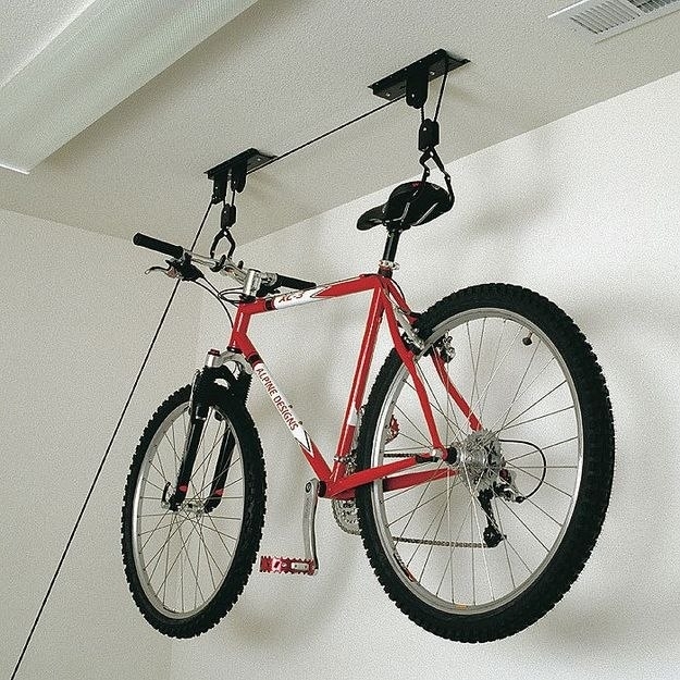 ​Разные способы хранения велосипеда