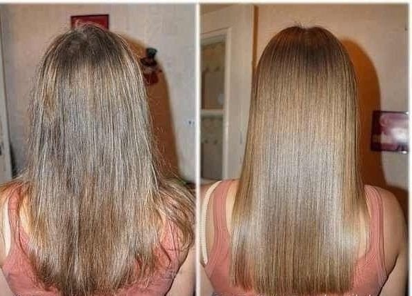​Маска с эффектом ламинирования волос