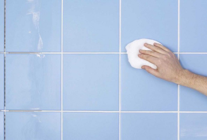 Как осветлить швы на плитке в ванной комнате