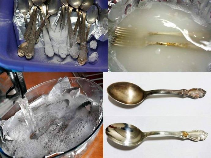 Чистим изделия из никеля и серебра Чистим изделия из никеля и серебра