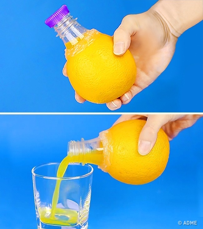 Как сделать апельсиновую бутылку