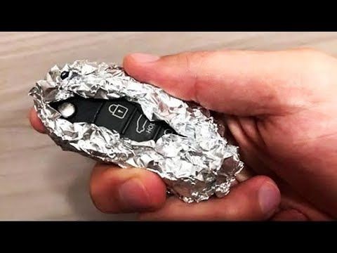 ​Зачем водители стали заворачивать ключи от автомобиля в фольгу