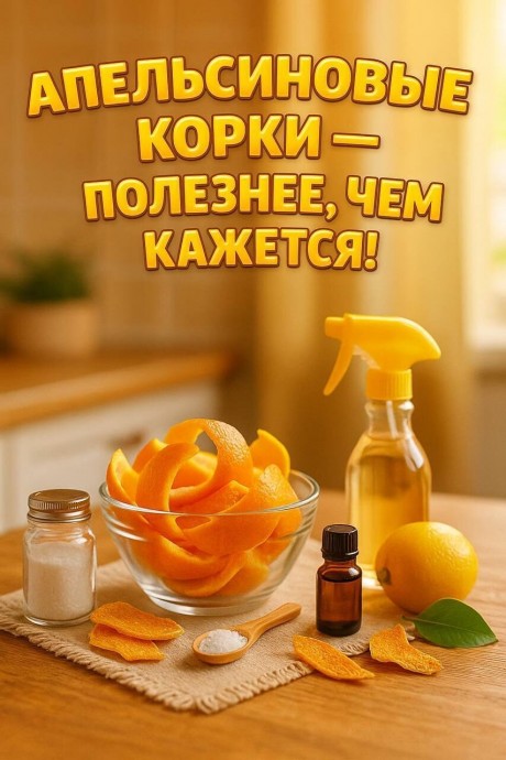 Почему не стоит выбрасывать апельсиновые корки или 5 неожиданных способов их использовать Почему не стоит выбрасывать апельсиновые корки или 5 неожиданных способов их использовать