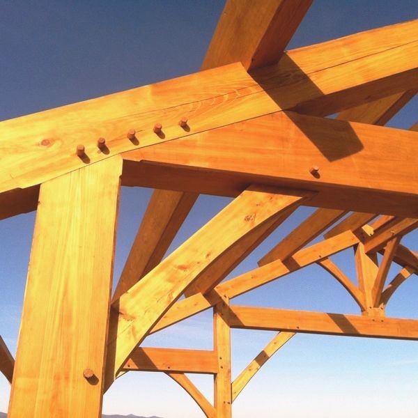 Соединения деревянных конструкций на врубках