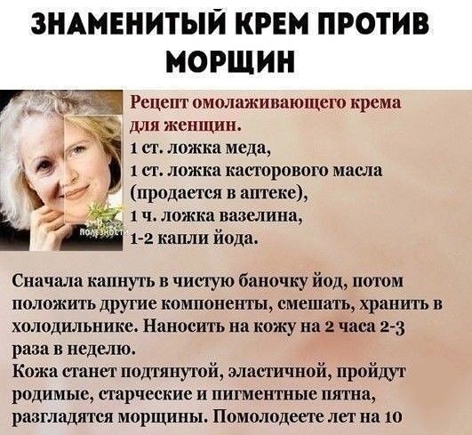 ​Знаменитый крем против морщин