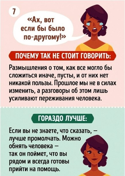Типичные ошибки, которые многие допускают, когда хотят поддержать близких Типичные ошибки, которые многие допускают, когда хотят поддержать близких