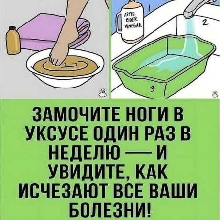 Яблочный уксус для ног Яблочный уксус для ног