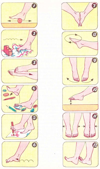​Какую делать профилактическую гимнастику при плоскостопии