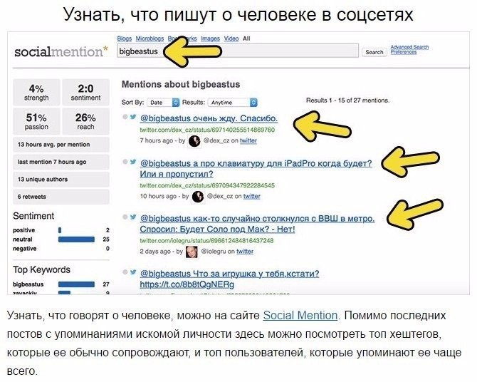 Как найти информацию о любом человеке в сети