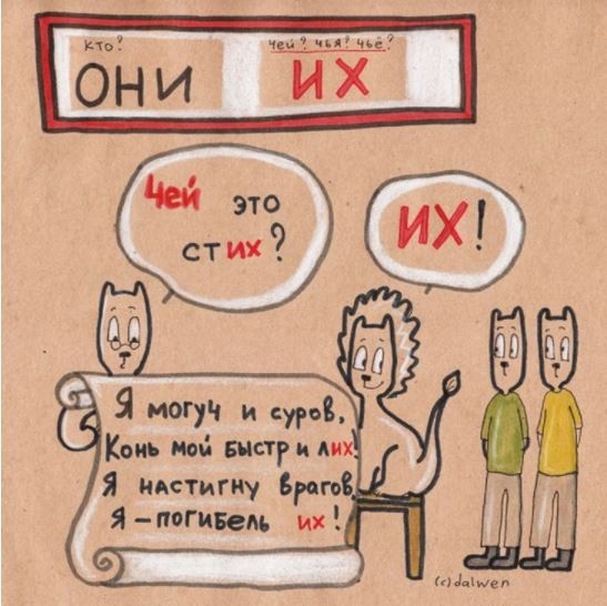 ​10 правил русского языка в котах