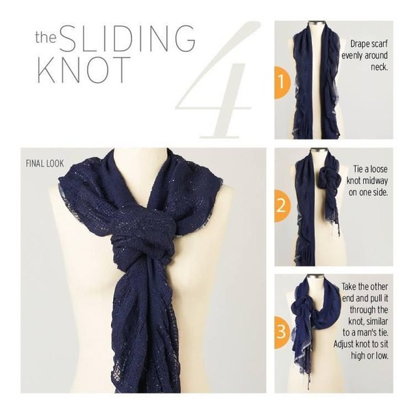 Как носить шарф десятью способами