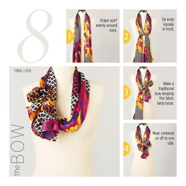 Как носить шарф десятью способами