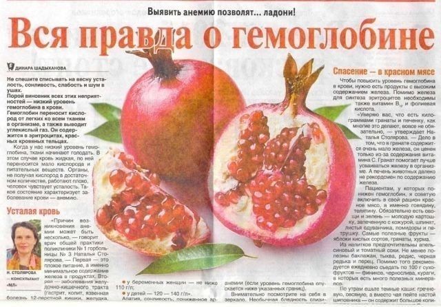 Как повысить гемоглобин Как повысить гемоглобин