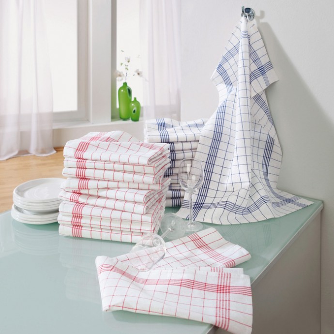 Как отбелить кухонные полотенца с помощью соли