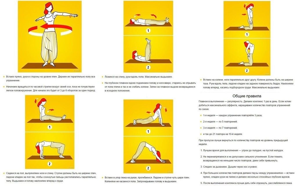5 тибетских упражнений, чтобы проработать все мышцы за 10 минут
