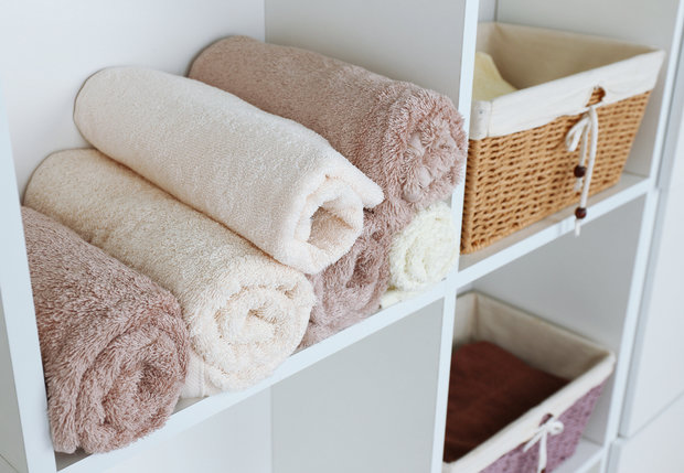 ​Как хранить полотенца компактно и красиво и как их сворачивать для хранения