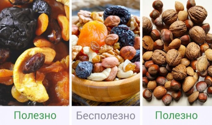 Орехи вместе с сухофруктами: что стоит знать