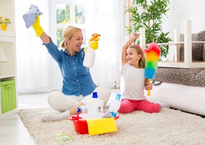 ​Как идеально организовать уборку с детьми