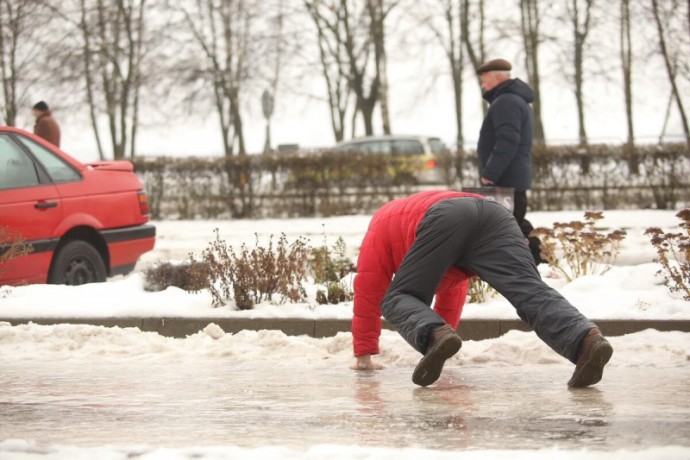 ​Как обезопасить себя во время гололеда