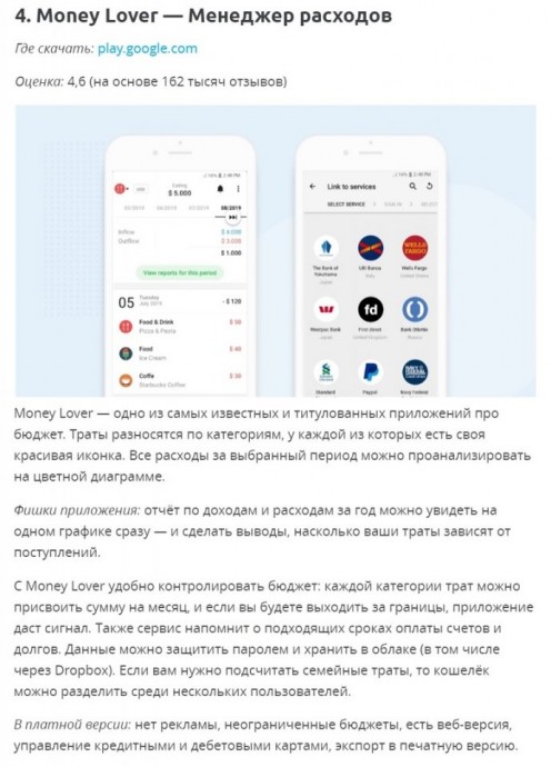 Приложения на Android, которые помогут контролировать финансы
