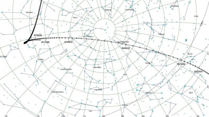 ​Как не пропустить самую яркую комету 2023 года: C/2022 E3 (ZTF)