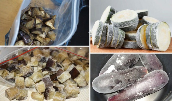 ​Как заморозить баклажаны