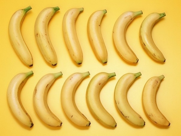 Не храните бананы вместе с другими фруктами и в одной грозди