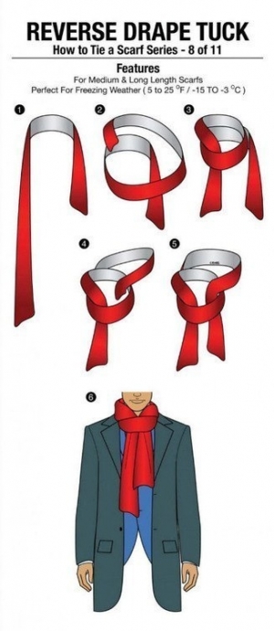 10 способов как красиво и оригинально завязать шарф