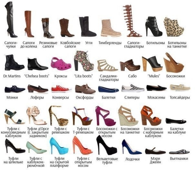 Энциклопедия женской обуви