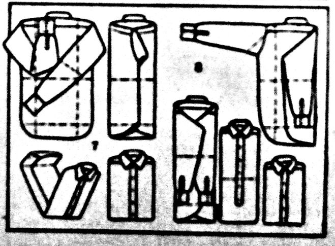 Как сложить рубашку чтоб она не помялась