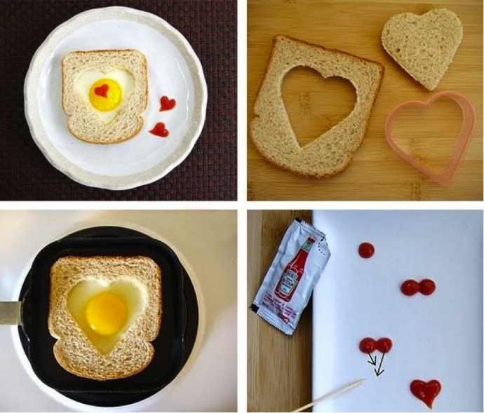 Идея для романтического завтрака