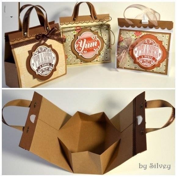 Мини-сумочка — идея для подарочной упаковки.