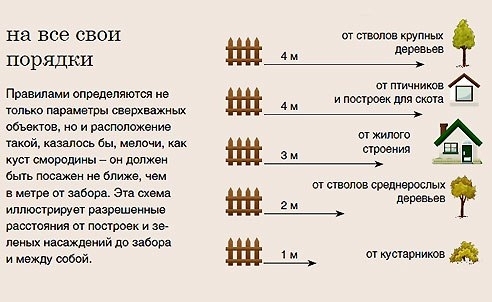 Нормы при строительстве садового участка