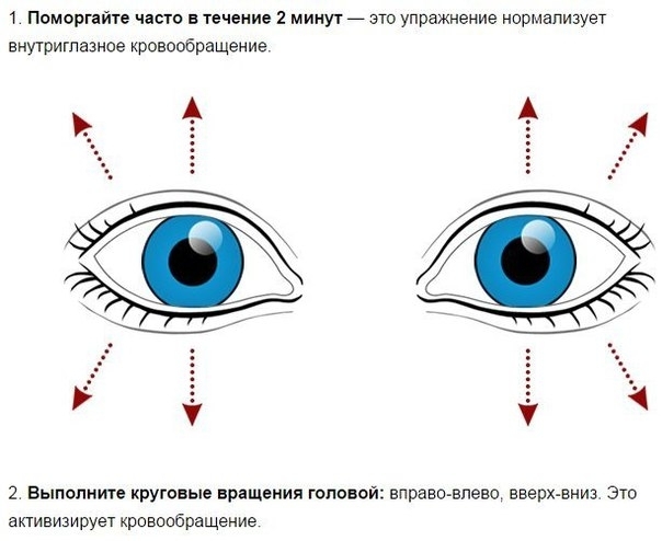 10 упражнений для хорошего зрения.