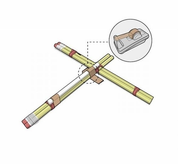 Офисный мини арбалет. Для тех, кому скучно на работе :)