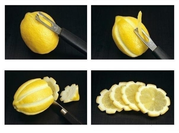 Идея для подачи лимона.