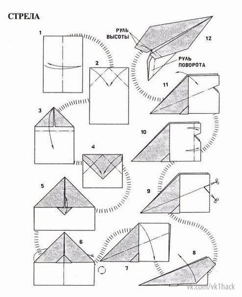 Модели бумажных самолетиков