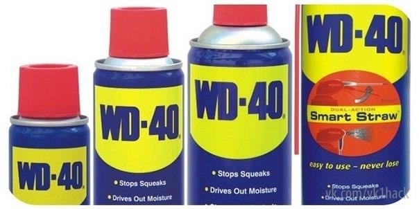 Применение WD-40 в домашних условиях