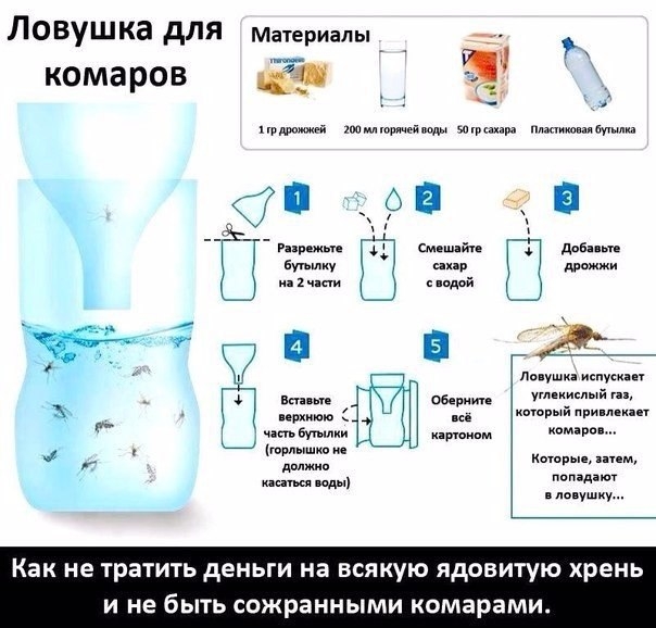 Ловушка для комаров - готовимся к сезону!