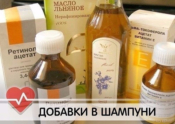 Витаминные добавки в шампуни Витаминные добавки в шампуни