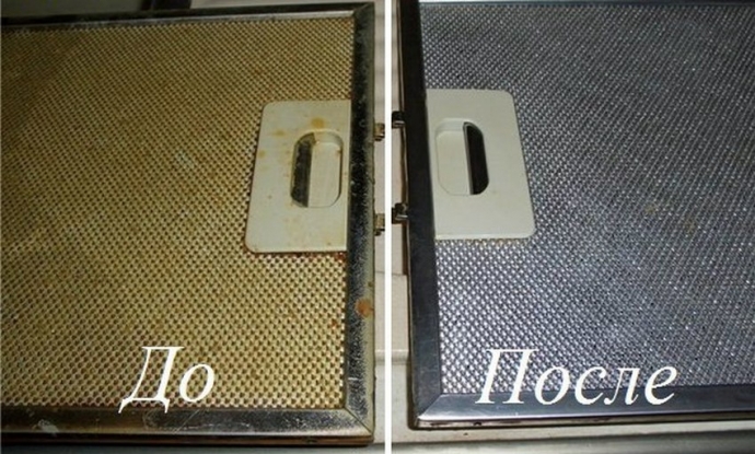 Как отмыть фильтр кухонной вытяжки от жира? легко!