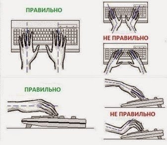 Как правильно сидеть за компьютером?